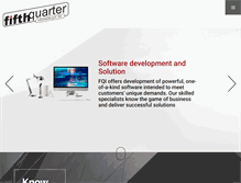 Tablet Screenshot of 5thquarter.net